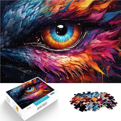 Puzzles zum Ausmalen, Fantasy-Kunst, Drachenaugen, 1000-teiliges Puzzle für Erwachsene, 14,96 x 20,47 Zoll, Papppuzzles, geeignet für Erwachsene, Weihnachts- und Geburtstagsgeschenk Puzzles zum Ausmalen, Fantasy-Kunst, Drachenaugen, 1000-teiliges Puzzle für Erwachsene, 14,96 x 20,47 Zoll, Papppuzzles, geeignet für Erwachsene, Weihnachts- und Geburtstagsgeschenk von SYUNFEI