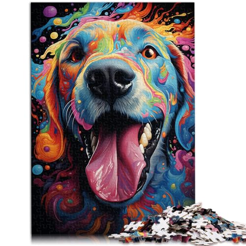 Puzzle 1000 Teile für Erwachsene, Malen, Farbe, Hund, Spielspielzeug, herausfordernd, Aber lustig und humorvoll, 10,27 Zoll x 14,96 Zoll Puzzle 1000 Teile für Erwachsene, Malen, Farbe, Hund, Spielspielzeug, herausfordernd, Aber lustig und humorvoll, 10,27 Zoll x 14,96 Zoll von SYUNFEI