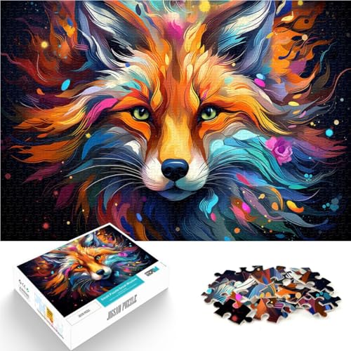 Puzzle für Erwachsene, 2000 Teile, Tier-Quizspiel „Fuchs ganze Familie, 70 x 100 cm, für Teenager ab 14 Jahren von SYUNFEI