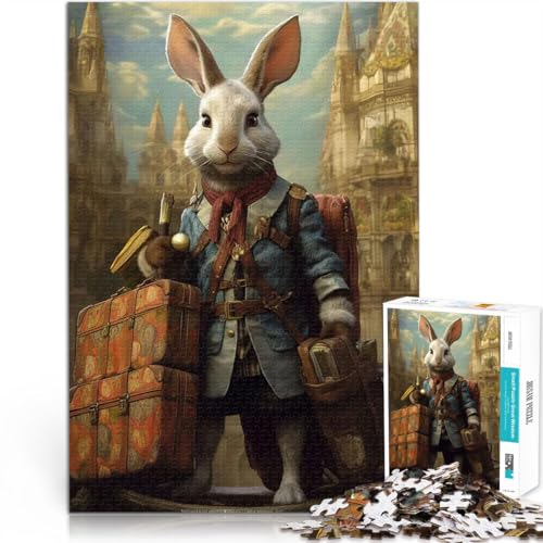 Reiseführer Kaninchen Teenager-Puzzles 1000 Teile Dekomprimierendes intellektuelles Lernspielzeug Geburtstagsgeschenke 38x26cm Reiseführer Kaninchen Teenager-Puzzles 1000 Teile Dekomprimierendes intellektuelles Lernspielzeug Geburtstagsgeschenke 38x26cm von SYUNFEI