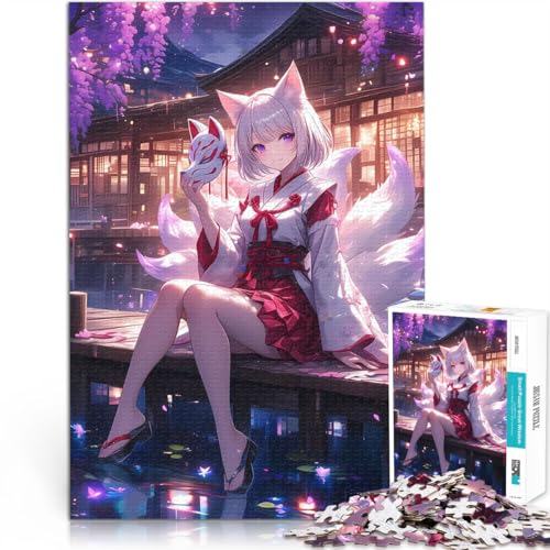 Ruhiges Japanisches Fuchsmädchen Teenager 1000 Teile Puzzle Lernspielzeug Wanddekoration Einzigartige Geburtstags 38x26cm Ruhiges Japanisches Fuchsmädchen Teenager 1000 Teile Puzzle Lernspielzeug Wanddekoration Einzigartige Geburtstags 38x26cm von SYUNFEI
