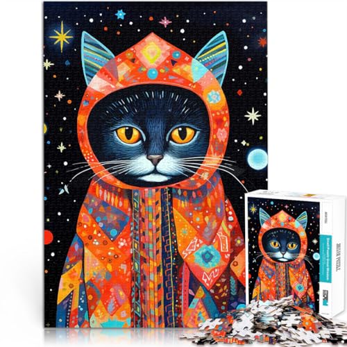 STAMMESTIER 1000-Teile-Puzzle für Teenager Gehirnintelligenz-Herausforderung süchtig machendes Spielzeug für Heimdekoration 38x26cm von SYUNFEI