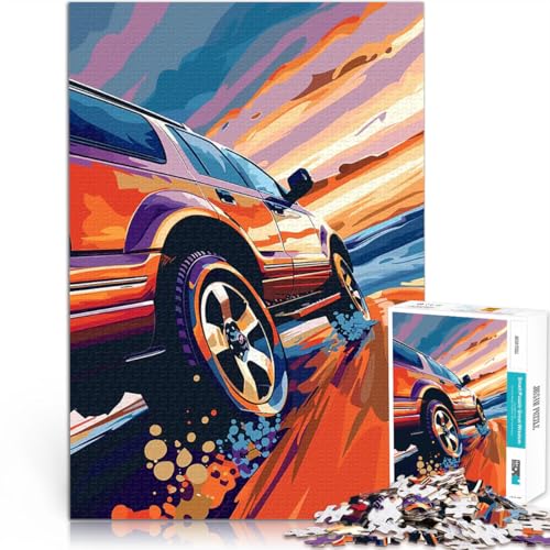SUV-Sonnenuntergangsfahrt 1000-teiliges Puzzle für Teenager Quizspiel Jedes Stück ist einzigartig – Anspruchsvolles Familienspiel 38x26cm SUV-Sonnenuntergangsfahrt 1000-teiliges Puzzle für Teenager Quizspiel Jedes Stück ist einzigartig – Anspruchsvolles Familienspiel 38x26cm von SYUNFEI