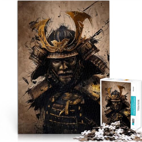 Samurai-Krieger Puzzle 1000 Teile für Erwachsene Geschenke zum Suchbegriff: Herausfordernde Spiele Geburtstagsgeschenk 38x26cm von SYUNFEI