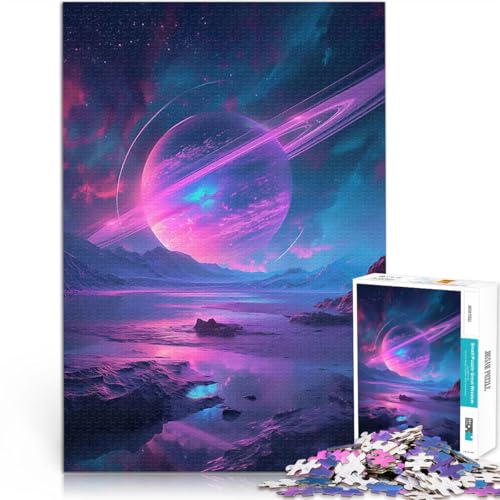 Saturn-Blick auf einen Planeten 1000-teilige Puzzles für Erwachsene Denkspiel Wanddekoration Einzigartige Geburtstags 38x26cm Saturn-Blick auf einen Planeten 1000-teilige Puzzles für Erwachsene Denkspiel Wanddekoration Einzigartige Geburtstags 38x26cm von SYUNFEI