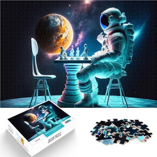 Schachuniversum 1000-teilige Puzzles für Teenager Dekomprimierendes intellektuelles Lernspielzeug Tolle Geschenke und Spielzeuge 38x26cm von SYUNFEI