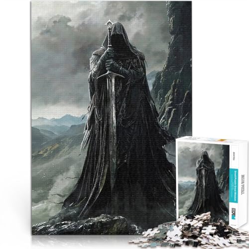 Schattenschwertträger 1000-teilige Puzzles für Erwachsene Lernspiel-Herausforderungsspielzeug Heimdekoration Spielzeug 38x26cm von SYUNFEI