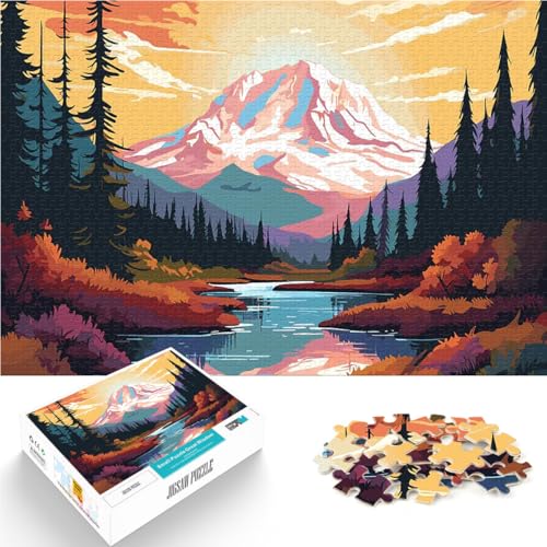 Schöner Talberg Puzzle für Teenager 2000 Teile Dekomprimierendes intellektuelles Lernspielzeug Heimdekoration Spielzeug 70x100cm von SYUNFEI