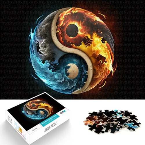 Schönes Yinyang-Konzept 2000-teiliges Teenager-Puzzle Pädagogisches Spielzeug zum Stressabbau Eltern-Kind-Interaktion 70x100cm von SYUNFEI