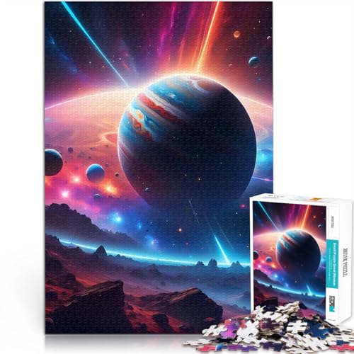 Science-Fiction-Szene auf Epic Planet Puzzle für Teenager 1000 Teile Denkspiel Jedes Stück ist einzigartig – Anspruchsvolles Familienspiel 38x26cm Science-Fiction-Szene auf Epic Planet Puzzle für Teenager 1000 Teile Denkspiel Jedes Stück ist einzigartig – Anspruchsvolles Familienspiel 38x26cm von SYUNFEI