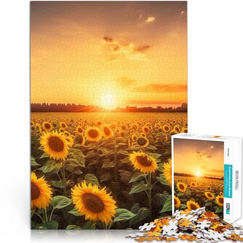 Sonnenblumenfeld Klarer Himmel 1000-teiliges Puzzle für Erwachsene Mustermontage Jedes Stück ist einzigartig – Anspruchsvolles Familienspiel 38x26cm Sonnenblumenfeld Klarer Himmel 1000-teiliges Puzzle für Erwachsene Mustermontage Jedes Stück ist einzigartig – Anspruchsvolles Familienspiel 38x26cm von SYUNFEI