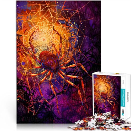 Spinne 1000-teilige Puzzles für Erwachsene Gehirnintelligenz-Herausforderung süchtig machendes Spielzeug Für Paare geeignet 38x26cm Spinne 1000-teilige Puzzles für Erwachsene Gehirnintelligenz-Herausforderung süchtig machendes Spielzeug Für Paare geeignet 38x26cm von SYUNFEI