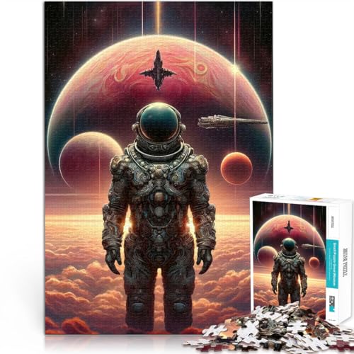 Starman – Eine Weltraumreise 1000-teilige Puzzles für Teenager Stressabbau-Spielzeug Lustige Aktivitäten für zu Hause, Geburtstagsgeschenk, Reisegeschenk, 38x26cm von SYUNFEI