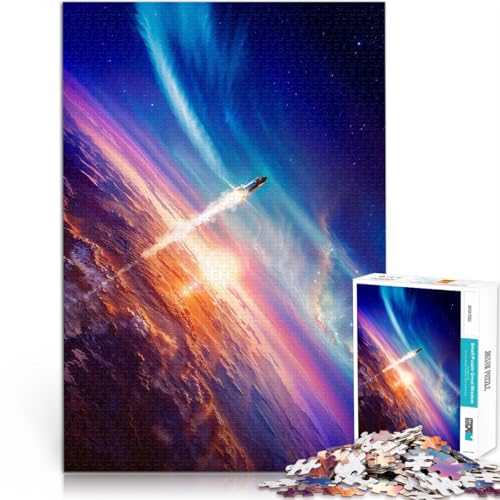 Start eines Raumfahrzeugs Puzzle 1000 Teile für Teenager Pädagogisches Spielzeug zum Stressabbau Tolle Geschenke und Spielzeuge 38x26cm Start eines Raumfahrzeugs Puzzle 1000 Teile für Teenager Pädagogisches Spielzeug zum Stressabbau Tolle Geschenke und Spielzeuge 38x26cm von SYUNFEI