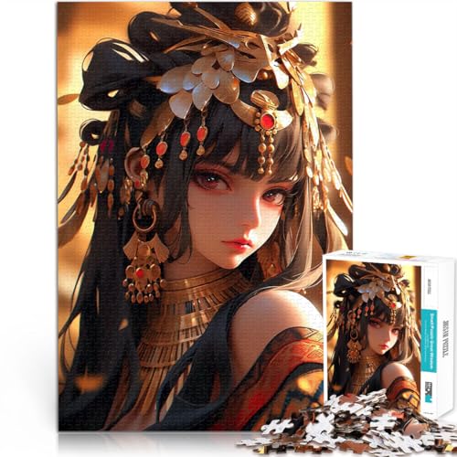Süße Kleopatra Puzzle für Erwachsene 1000 Teile Dekomprimierendes intellektuelles Lernspielzeug Tolles Geschenk für Spiele 38x26cm von SYUNFEI