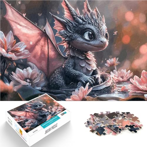 Süßer Babydrache 2000-Teile-Puzzle für Teenager Geschenke zum Suchbegriff: Herausfordernde Spiele Wanddekoration 70x100cm von SYUNFEI