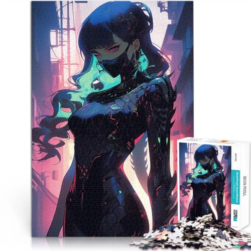 Süßes futuristisches Mädchen Anime Puzzle für Erwachsene, 1000 Teile Denkspiel Jedes Stück ist einzigartig – Anspruchsvolles Familienspiel 38x26cm Süßes futuristisches Mädchen Anime Puzzle für Erwachsene, 1000 Teile Denkspiel Jedes Stück ist einzigartig – Anspruchsvolles Familienspiel 38x26cm von SYUNFEI