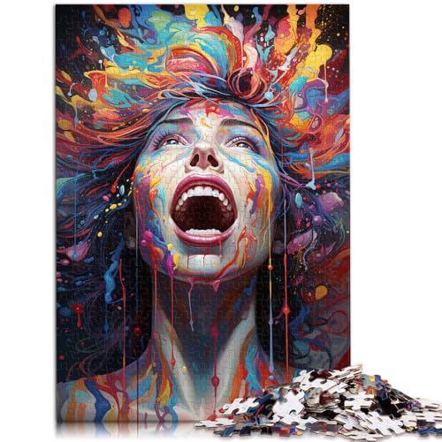 Puzzle für Erwachsene, 2000 Teile, Malen, Mädchen, Spielzeug, Lernspiele, Stressabbau, Weihnachts- und Geburtstagsgeschenk, 27,56 x 39,37 Zoll, für 14-Jährige von SYUNFEI