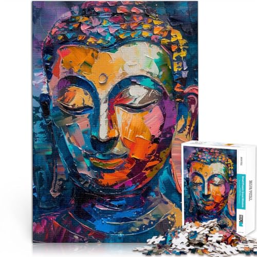 Puzzle für Erwachsene, 2000 Teile, Buddha-Graffiti, Spielzeug, Lernspiele, Stressabbau, tolles, 70 x 100 cm, für Teenager ab 14 Jahren von SYUNFEI