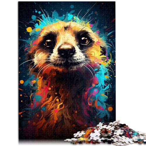 Puzzle für Erwachsene, 2000 Teile, farbenfrohes, süßes Erdmännchen, Spielzeug, Lernspiele, Stressabbau, EIN Kunstwerk, 70 x 100 cm, für 14-Jährige von SYUNFEI