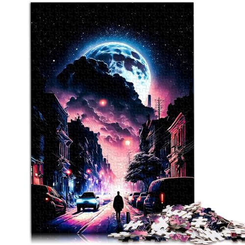 Teenager-Puzzle „Amazing Night“ 1000 Teile Puzzle 14,96 x 20,47 Zoll Papppuzzles für Erwachsene Kinder ab 14 Jahren Lernspielzeug Familienspiele von SYUNFEI