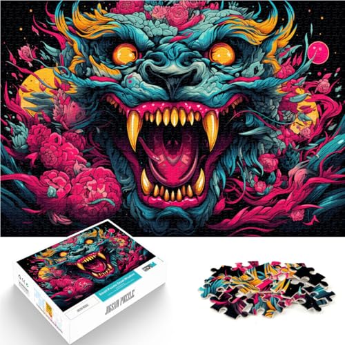 Puzzle für Erwachsene, 1000 Teile, Tierspielzeug, Lernspiele, Stressabbau, Weihnachts- und Geburtstagsgeschenk,38x52cm, geeignet für Jugendliche ab 14 Jahren von SYUNFEI