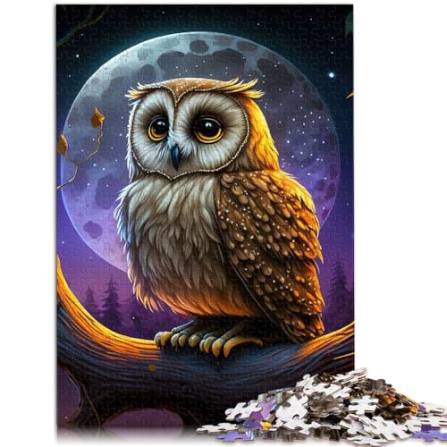 Puzzle für Erwachsene, 2000 Teile, Eulennacht, Familienspiel ganze Familie, 70 x 100 cm, für Teenager ab 14 Jahren von SYUNFEI