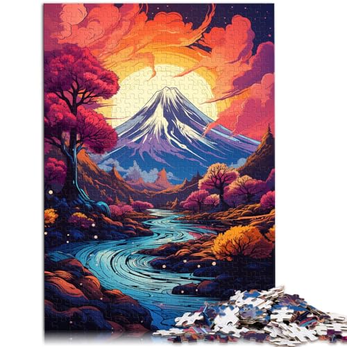 Puzzle für Erwachsene, 1000 Teile, Mount Fuji, Spielzeug, Lernspiele, Stressabbau, tolle Geschenke und Spielzeuge, 26x38cm, für Teenager ab 14 Jahren von SYUNFEI