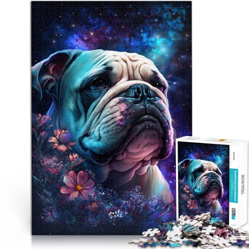 Puzzle für Erwachsene, 2000 Teile, Space Bulldog, DIY-Puzzle-Spielzeug, Herausforderung für die Gehirnintelligenz, süchtig machendes Spielzeug, 27,56 x 39,37 Zoll, von SYUNFEI