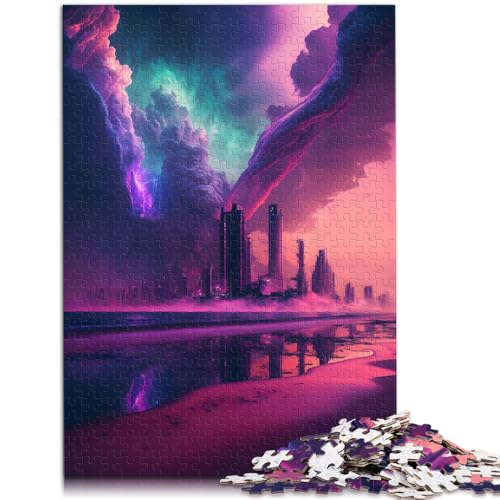 Puzzle für Erwachsene, 2000 Teile, futuristisches Städtebau-Familienspiel, geeignet als Schreibtischdekoration, 70 x 100 cm, für Teenager ab 14 Jahren von SYUNFEI