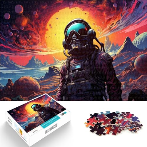 Puzzle für Erwachsene, 1000 Teile, farbenfrohes Astronauten-Kunstspielzeug, Lernspiele, Stressabbau, trainieren Sie Ihr Gehirn und Ihre Hände, 50 x 75 cm Puzzle für Erwachsene, 1000 Teile, farbenfrohes Astronauten-Kunstspielzeug, Lernspiele, Stressabbau, trainieren Sie Ihr Gehirn und Ihre Hände, 50 x 75 cm von SYUNFEI