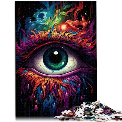 Puzzle für Erwachsene, 1000 Teile, Augen bemalen, Spielzeug, Lernspiele, Stressabbau, tolle Geschenke und Spielzeuge, 38 x 52 cm, für 14-Jährige Puzzle für Erwachsene, 1000 Teile, Augen bemalen, Spielzeug, Lernspiele, Stressabbau, tolle Geschenke und Spielzeuge, 38 x 52 cm, für 14-Jährige von SYUNFEI