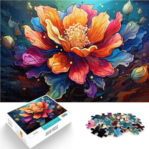 Puzzle für Erwachsene, 1000 Teile, Blumen, Spielzeug, Lernspiele, Stressabbau, Lernspiel für Geburtstag, Weihnachten, 19,7 x 29,5 Zoll von SYUNFEI