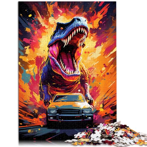 Puzzle Erwachsene, 1000 Teile, Dinosaurierautos, DIY-Puzzle-Spielzeug, Herausforderung die Gehirnintelligenz, süchtig machendes Spielzeug, 26x38cm, Teenager ab 14 Jahren Puzzle Erwachsene, 1000 Teile, Dinosaurierautos, DIY-Puzzle-Spielzeug, Herausforderung die Gehirnintelligenz, süchtig machendes Spielzeug, 26x38cm, Teenager ab 14 Jahren von SYUNFEI