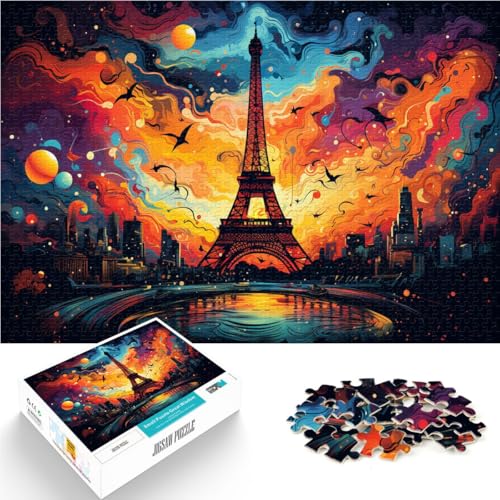 Puzzle für Erwachsene, 1000 Teile, farbenfrohes Eiffelturm-Familienspiel und Lernspiel für Geburtstag, Weihnachten,38x52cm Puzzle für Erwachsene, 1000 Teile, farbenfrohes Eiffelturm-Familienspiel und Lernspiel für Geburtstag, Weihnachten,38x52cm von SYUNFEI