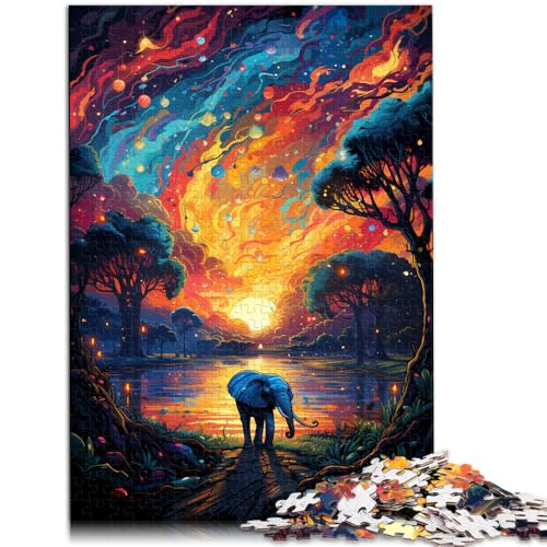 Puzzle für Erwachsene, 2000 Teile, Elefanten, Familienspiel ganze Familie, 70 x 100 cm, für Teenager ab 14 Jahren von SYUNFEI