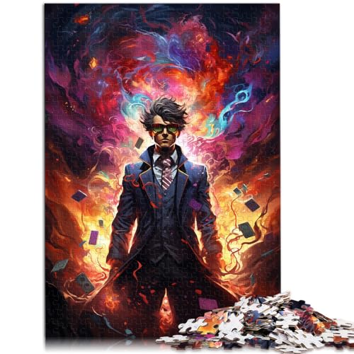 1000-teiliges Puzzle für Erwachsene, Dark Side, Kartenspiel, Magier, Spielzeug, Lernspiele, Stressabbau, geeignet für Paare, 50 x 75 cm, für 14-Jährige von SYUNFEI