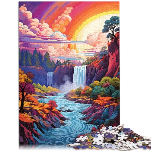 Puzzle Erwachsene, 1000 Teile, Landschaft, Unmögliches Puzzle. Helfen Sie dem Gehirn, süchtig machendes Spielzeug zu trainieren und Geduld zu fördern. 14,96 Zoll x 20,47 Zoll von SYUNFEI