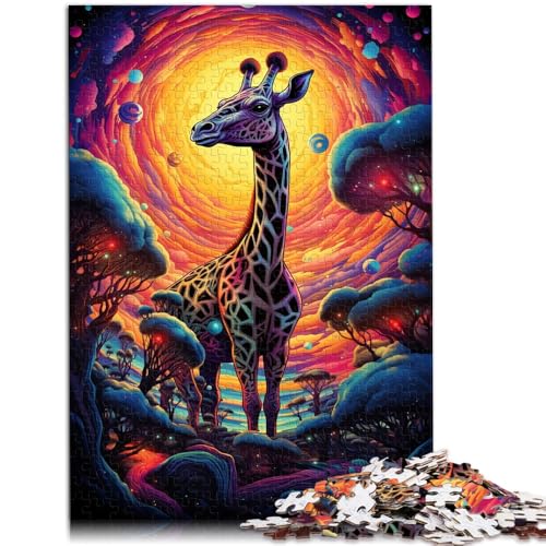 Puzzle für Erwachsene, 1000 Teile, Bunte Giraffe, Spielzeug, Lernspiele, Stressabbau, tolle Geschenke und Spielzeuge, 38 x 52 cm, für 14-Jährige Puzzle für Erwachsene, 1000 Teile, Bunte Giraffe, Spielzeug, Lernspiele, Stressabbau, tolle Geschenke und Spielzeuge, 38 x 52 cm, für 14-Jährige von SYUNFEI