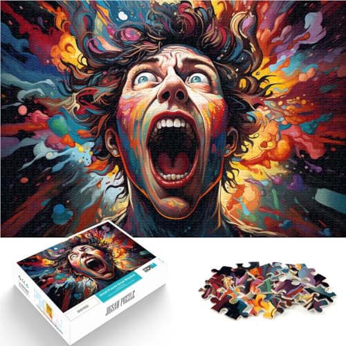 Puzzle für Erwachsene, 2000 Teile, psychedelische Männer, Spielzeug, Lernspiele, Stressabbau, 27,56 x 39,37 Zoll, von SYUNFEI