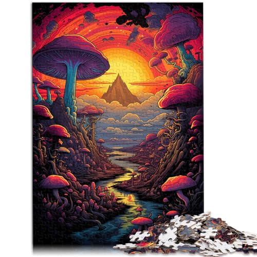 Puzzle Erwachsene, 2000 Teile, Bunte Pilze, DIY-Puzzle-Spielzeug, Herausforderung die Gehirnintelligenz, süchtig machendes Spielzeug, 70 x 100 cm, Teenager ab 14 Jahren von SYUNFEI
