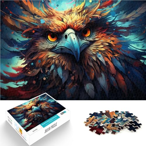 Puzzle für Erwachsene, 2000 Teile, Vogel-Präzisionspuzzle, ganze Familie, 70 x 100 cm, für 14-Jährige von SYUNFEI