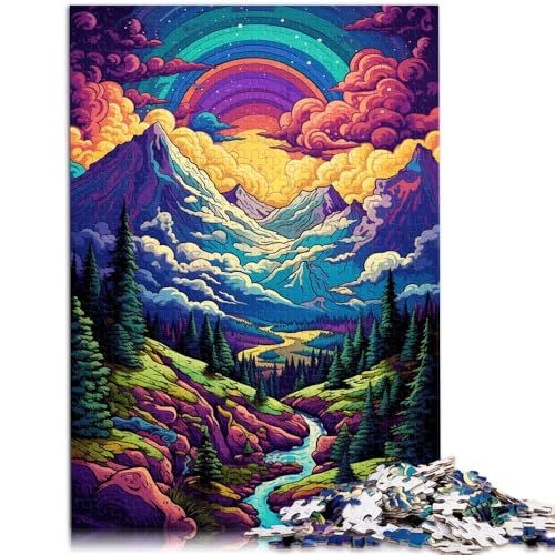 Teenager-Puzzle das Columbia Icefield Puzzle 1000 Teile für Erwachsene und Kinder von 10,27 in x 14,96 in Holzbrett Puzzles als Geschenke für die ganze Familie und die von SYUNFEI