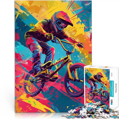 Puzzle für Erwachsene, 1000 Teile, Art Mountain Bike, Präzisionsschnitt-Puzzle, Weihnachtspuzzle, Geschenke, 10,27 x 14,96 Zoll, für Teenager ab 14 Jahren Puzzle für Erwachsene, 1000 Teile, Art Mountain Bike, Präzisionsschnitt-Puzzle, Weihnachtspuzzle, Geschenke, 10,27 x 14,96 Zoll, für Teenager ab 14 Jahren von SYUNFEI
