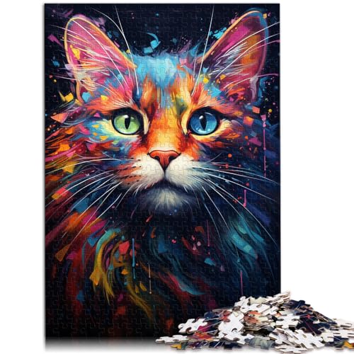 Puzzle für Erwachsene, 1000 Teile, Katzenkunst-Familienspiel für und 10,27 Zoll x 14,96 Zoll, Teenager ab 14 Jahren Puzzle für Erwachsene, 1000 Teile, Katzenkunst-Familienspiel für und 10,27 Zoll x 14,96 Zoll, Teenager ab 14 Jahren von SYUNFEI