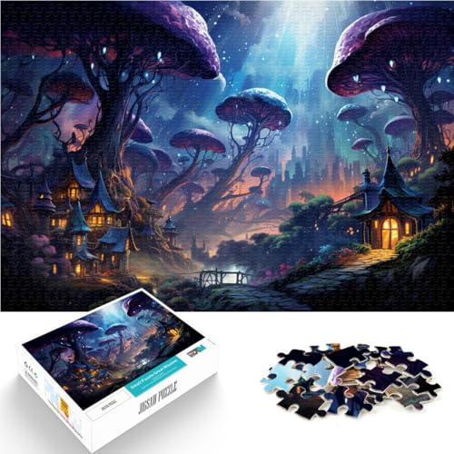 Puzzle für Erwachsene, 1000 Teile, Fantasy-Pilzwelt, Familienspiel für und 10,27 Zoll x 14,96 Zoll, Teenager ab 14 Jahren Puzzle für Erwachsene, 1000 Teile, Fantasy-Pilzwelt, Familienspiel für und 10,27 Zoll x 14,96 Zoll, Teenager ab 14 Jahren von SYUNFEI