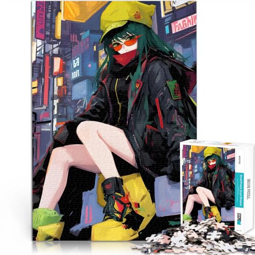Tokioter Streetstyle Puzzle 1000 Teile für Erwachsene Pädagogisches Spielzeug zum Stressabbau Tolle Geschenke und Spielzeuge 38x26cm von SYUNFEI