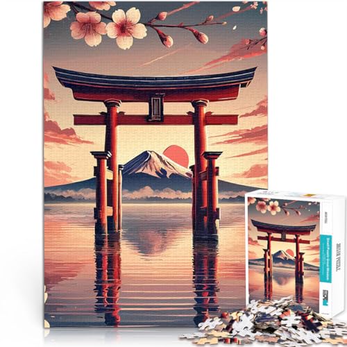 Torii-Tor zum Fuji 1000-teiliges Puzzle für Teenager Trainieren Sie Ihr Gehirn und Ihre Hände Die Liebe zwischen Paaren stärken 38x26cm Torii-Tor zum Fuji 1000-teiliges Puzzle für Teenager Trainieren Sie Ihr Gehirn und Ihre Hände Die Liebe zwischen Paaren stärken 38x26cm von SYUNFEI