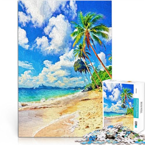 Tropisches Strandparadies 1000-teilige Puzzles für Teenager Stressabbau-Spielzeug Wanddekoration Einzigartige Geburtstags 38x26cm Tropisches Strandparadies 1000-teilige Puzzles für Teenager Stressabbau-Spielzeug Wanddekoration Einzigartige Geburtstags 38x26cm von SYUNFEI