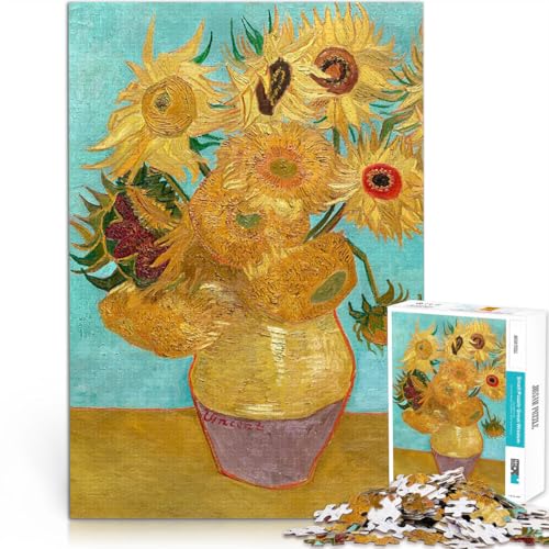 Vase mit zwölf Sonnenblumen 1000-teiliges Puzzle für Teenager DIY-Spielzeug Jedes Stück ist einzigartig – Anspruchsvolles Familienspiel 38x26cm Vase mit zwölf Sonnenblumen 1000-teiliges Puzzle für Teenager DIY-Spielzeug Jedes Stück ist einzigartig – Anspruchsvolles Familienspiel 38x26cm von SYUNFEI